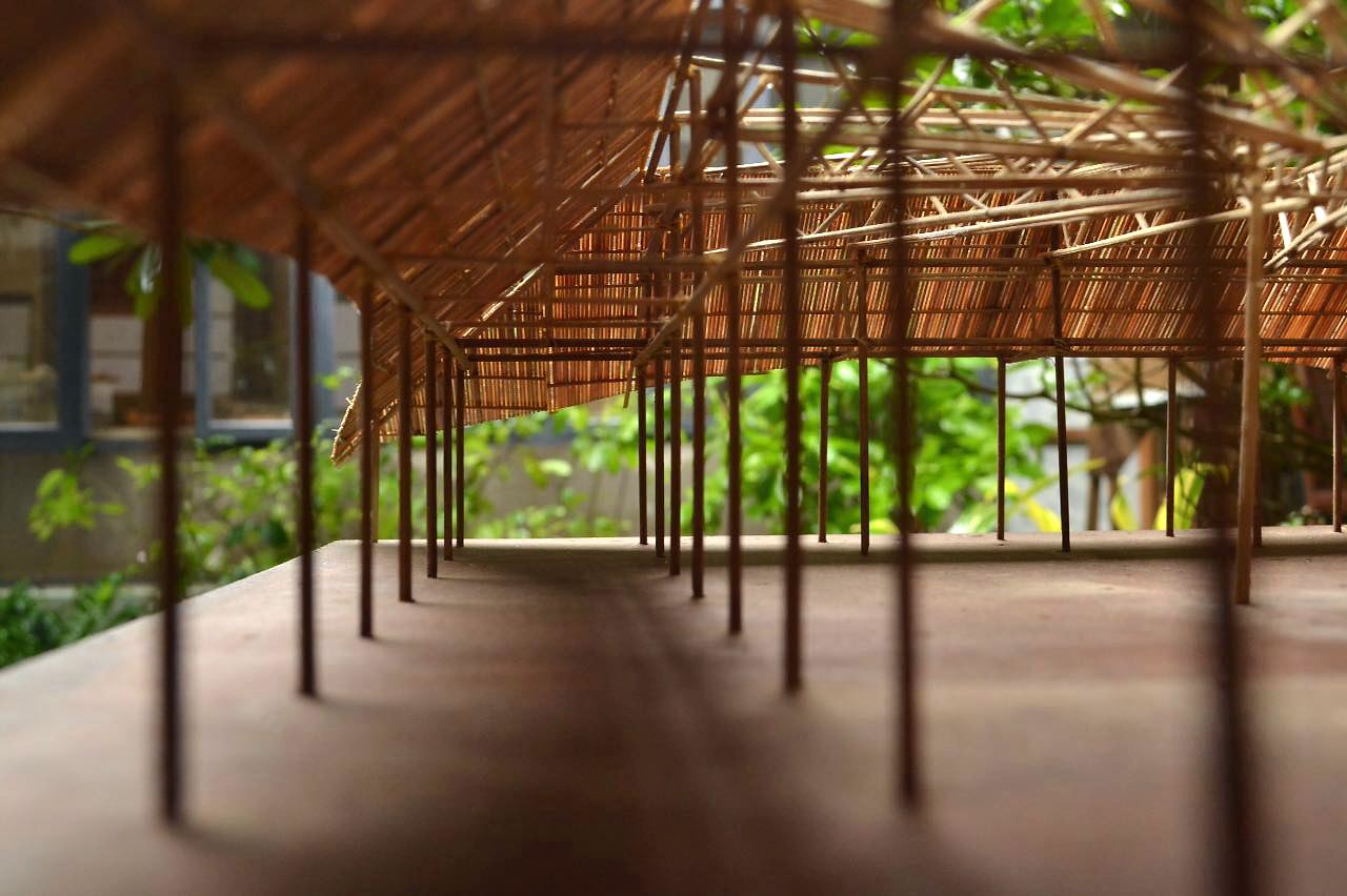mumbai studio mpavilion bamboo rope earth built