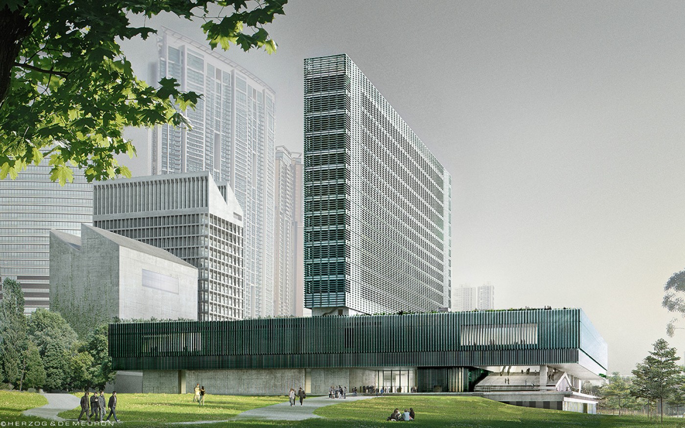 Pictured: M+, Hong Kong (image courtesy of West Kowloon Cultural District Authority and M+, Hong Kong)