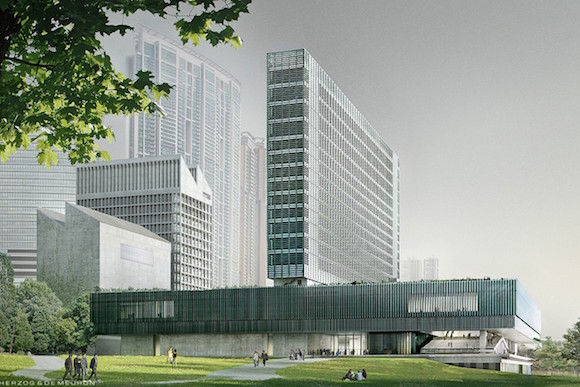 Pictured: M+, Hong Kong (image courtesy of West Kowloon Cultural District Authority and M+, Hong Kong)